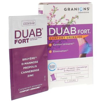 Duab Fort Confort Urinaire - bo&icirc;te de 7 sachets