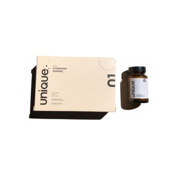 Duo hydratation & sommeil Unique - bo&icirc;te de 30 ampoules + 30 boosters hydratants