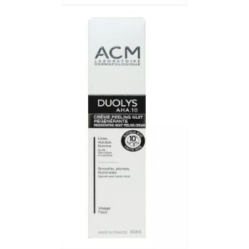 Duolys AHA.10 cr&egrave;me peeling nuit ACM - tube de 40ml