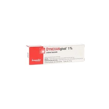 Dynexangival 1% cr&egrave;me buccale - tube de 10g