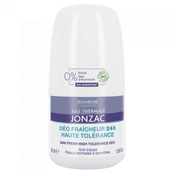 Eau Thermale Jonzac D&eacute;odorant hypoallerg&eacute;nique L&eacute;a Nature - roll-on de 50 ml