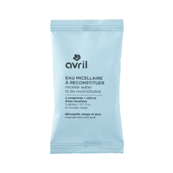 Eau micellaire &agrave; reconstituer Avril - 3 comprim&eacute;s pour 150ml