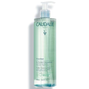 Eau micellaire d&eacute;maquillante Vinoclean Caudalie - flacon pompe de 400 ml