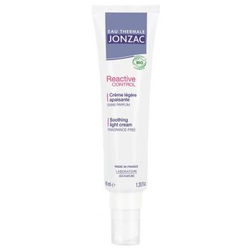 Reactive Control Cr&egrave;me l&eacute;g&egrave;re apaisante bio Eau thermale Jonzac - tube de 40 ml