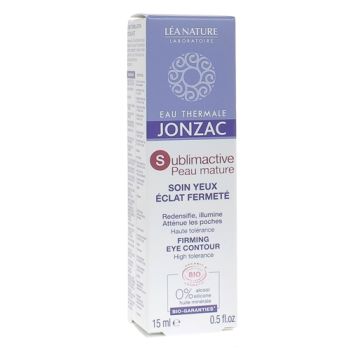 Eau thermale de Jonzac soin yeux Sublimactive peau mature L&eacute;a Nature - tube de 15ml