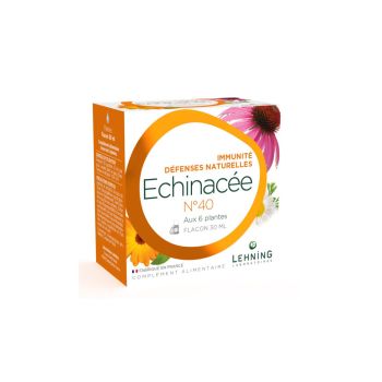 Echinac&eacute;e Complexe n&deg;40 Immunit&eacute; D&eacute;fenses naturelles Lehning - flacon goutte de 30ml