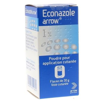 Econazole 1%  Arrow - flacon de 30g