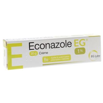 Econazole EG cr&egrave;me 1 % EG Labo - tube de 30g