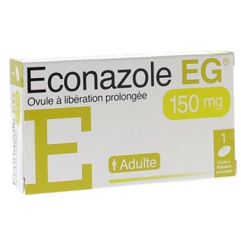 Econazole L.P 150 mg ovule EG labo - Boite de 1 ovule