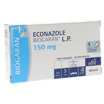 Econazole L.P 150mg Biogaran - bo&icirc;te de 1 ovule