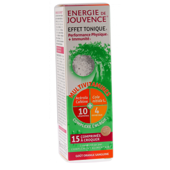 Energie de Jouvence Effet tonique - bo&icirc;te de 15 comprim&eacute;s &agrave; croquer