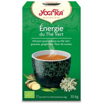 Energie du th&eacute; vert BIO Yogi Tea - boite de 17 sachets 