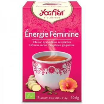 Energie f&eacute;minine BIO Yogi Tea - boite de 17 sachets 