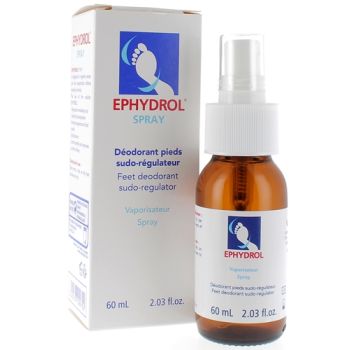Ephydrol pedilane spray d&eacute;odorant pieds sudo-r&eacute;gulateur - spray de 60 ml