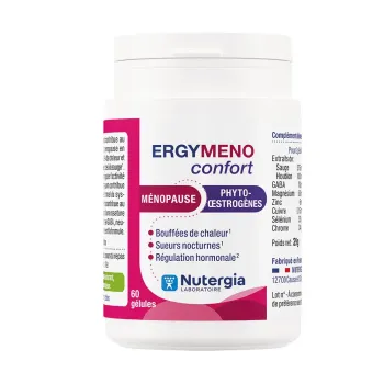 ErgyMeno Confort m&eacute;nopause Nutergia - pot de 60 g&eacute;lules