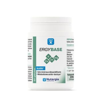 Ergybase Nutergia - 60 g&eacute;lules