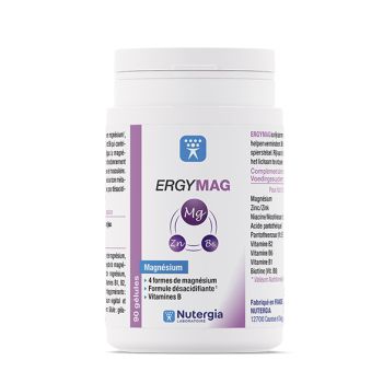 Ergymag Magn&eacute;sium Nutergia - bo&icirc;te de 180 g&eacute;lules