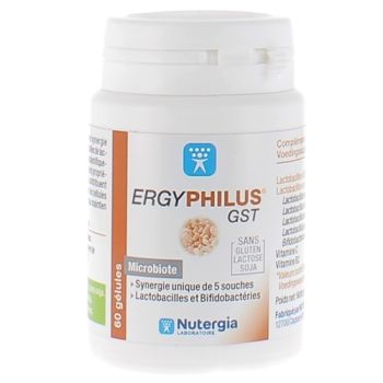 Ergyphilus GST Nutergia - pot de 60 g&eacute;lules