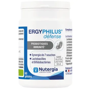Ergyphilus D&eacute;fense Nutergia - pot de 60 g&eacute;lules