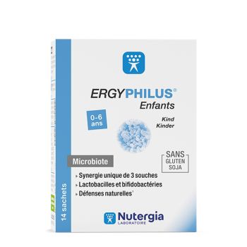 Ergyphilus enfants d&eacute;fenses naturelles Nutergia - bo&icirc;te de 14 sachets