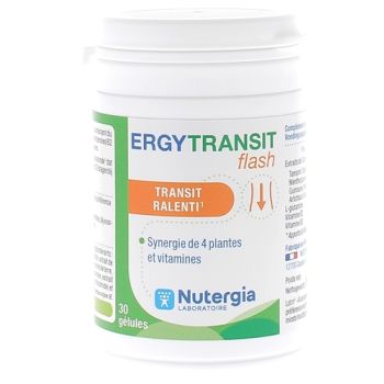 Ergytransit flash Nutergia - pot de 30 g&eacute;lules
