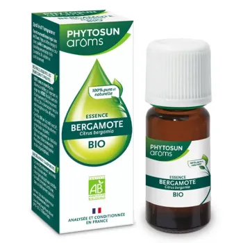 Essence bergamote bio Phytosun Ar&ocirc;ms - flacon de 10 ml
