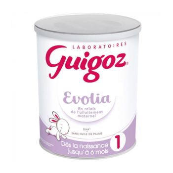 Evolia Lait 1er &acirc;ge jusqu'&agrave; 6 mois Guigoz - pot de 800 g