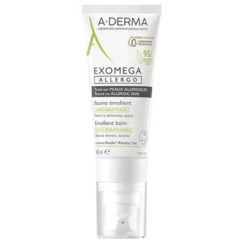 Exomega Allergo Baume &eacute;mollient anti-grattage A-Derma - tube de 40 ml