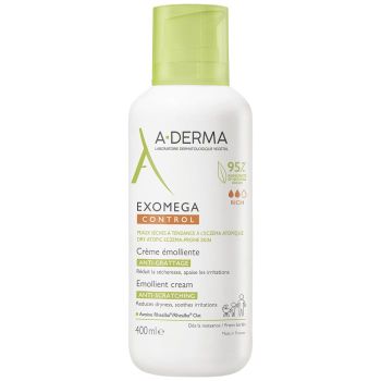 Exomega Control Cr&egrave;me &eacute;molliente A-derma - flacon de 400 ml