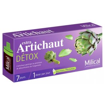 Extra Artichaut D&eacute;tox Milical - 7 fioles de 10 ml