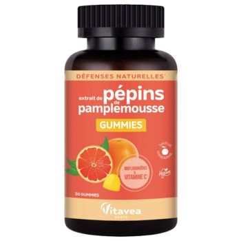 Extrait de p&eacute;pins de pamplemousse Vitavea - pot de 30 gummies