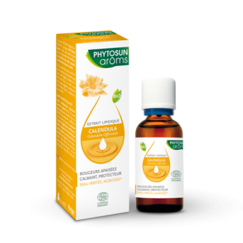 Extrait lipidique Calendula bio Phytosun ar&ocirc;ms - flacon de 50 ml