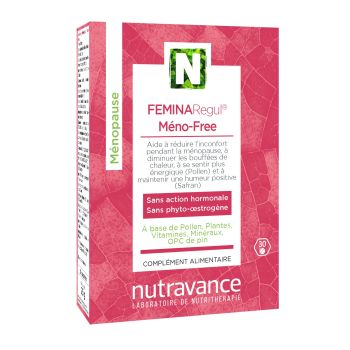 FEMINARegul M&eacute;no-Free Nutravance - bo&icirc;te de 30 comprim&eacute;s