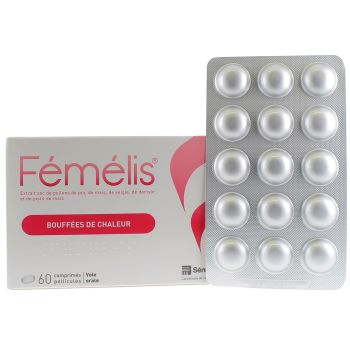 F&eacute;m&eacute;lis bouff&eacute;es de chaleur - 60 comprim&eacute;s pellicul&eacute;s