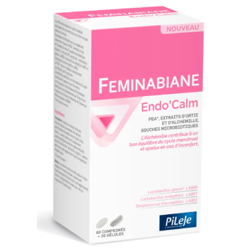 Feminabiane Endo'Calm PiLeJe - bo&icirc;te de 60 comprim&eacute;s et 30 g&eacute;lules