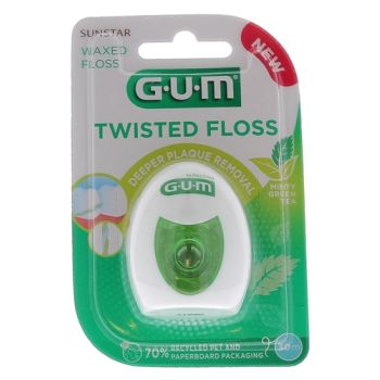 Fil dentaire Twisted floss GUM - fil de 30m