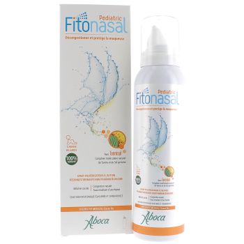 Fitonasal Pediatric D&eacute;congestionne et Prot&egrave;ge la muqueuse Aboca - Spray pulv&eacute;risateur de 125 ml