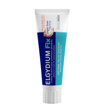 Fix Cr&egrave;me fixative pour proth&egrave;ses dentaires fixation extra-forte Elgydium - tube de 45g