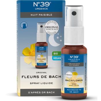 Fleurs d'E. Bach nuit paisible N&deg;39 Lemon pharma - spray liquide 20 ml