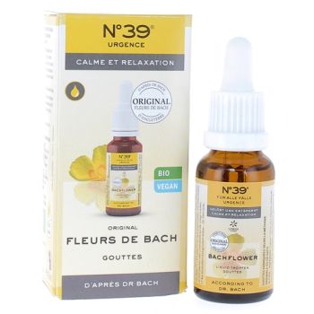 Fleurs de Bach calme et relaxation N&deg;39 Lemon pharma - flacon de 20ml