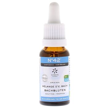 Fleurs de Bach N&deg;42 Confiance bio Lemon Pharma - flacon de 20ml