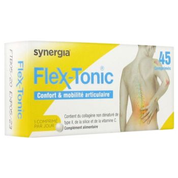 Flex-tonic confort articulaire Synergia - bo&icirc;te de 45 comprim&eacute;s
