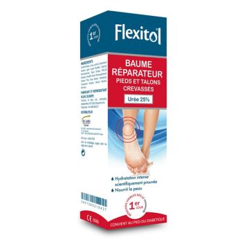 Flexitol baume r&eacute;parateur pied et talons crevass&eacute;s - tube de 112 g