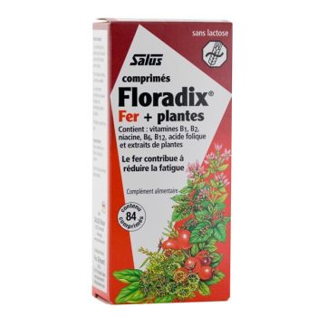 Floradix fer + plantes Salus - 84 comprim&eacute;s