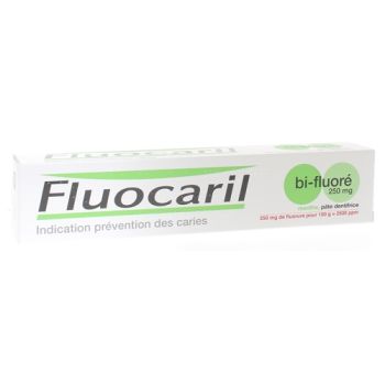 Fluocaril bi-fluor&eacute; 250 mg menthe p&acirc;te dentifrice - tube de 75 ml