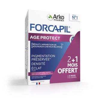 Forcapil Age Protect Arkopharma - bo&icirc;te de 90 comprim&eacute;s