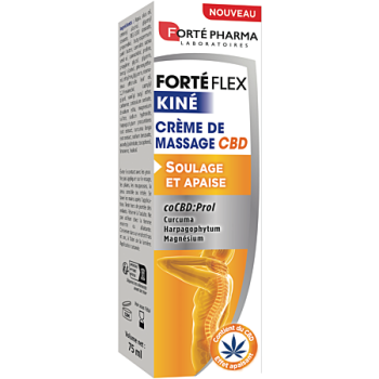 Fort&eacute; flex kin&eacute; cr&egrave;me de massage CBD Fort&eacute; Pharma - tube de 75ml