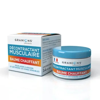 Baume chauffant d&eacute;contractant musculaire Granions - baume de 27,5ml