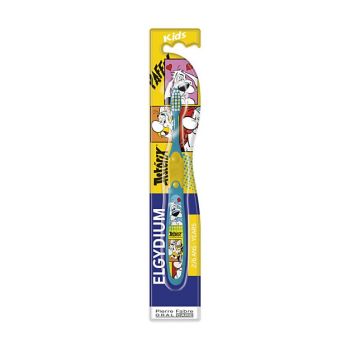 Brosse &agrave; dents 2-6 ans enfant ast&eacute;rix Elgydium - une brosse &agrave; dents