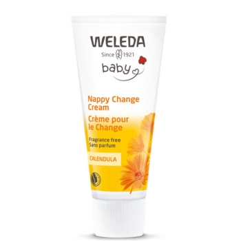 Cr&egrave;me pour le change sans parfum Weleda - tube de 75ml